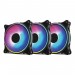 Set Ventilatoare PRO GAMING AURA-K3 ARGB 120mm 3 Fan Pack